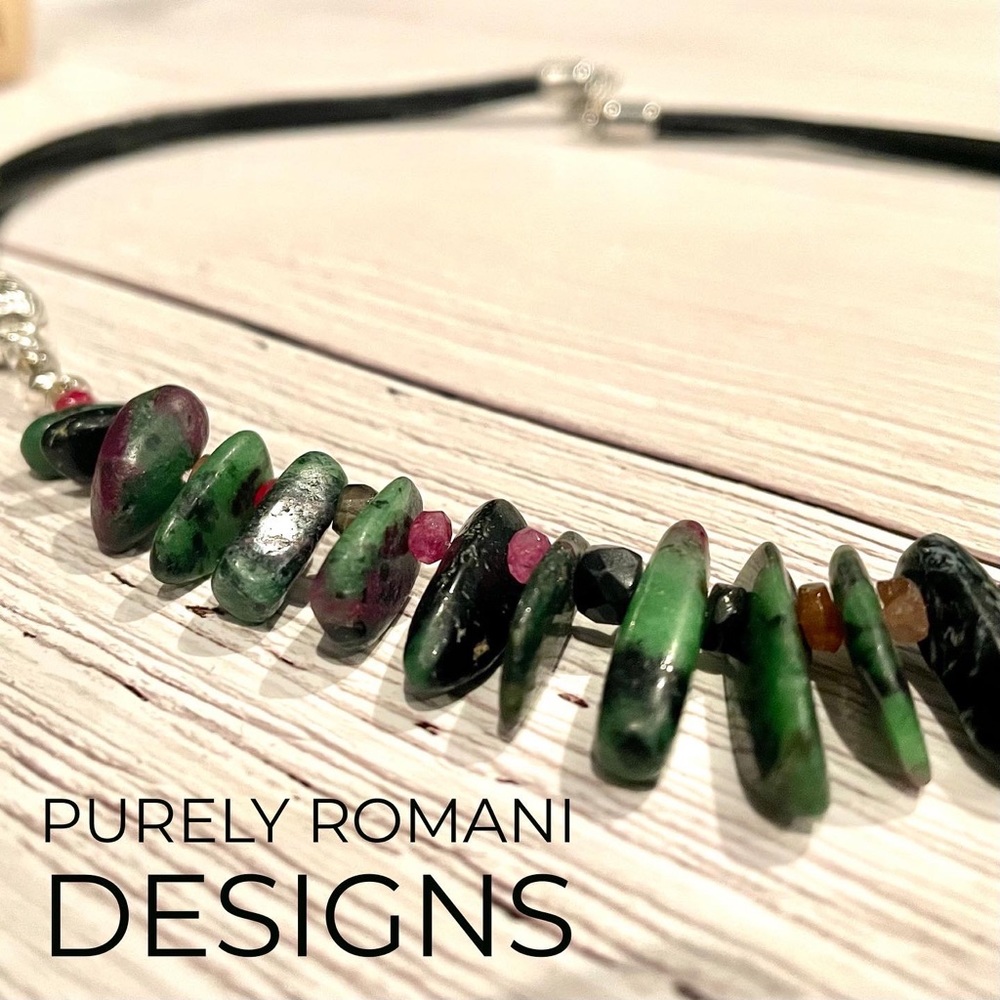 Beautiful Boho Healing Gemstone Necklace
